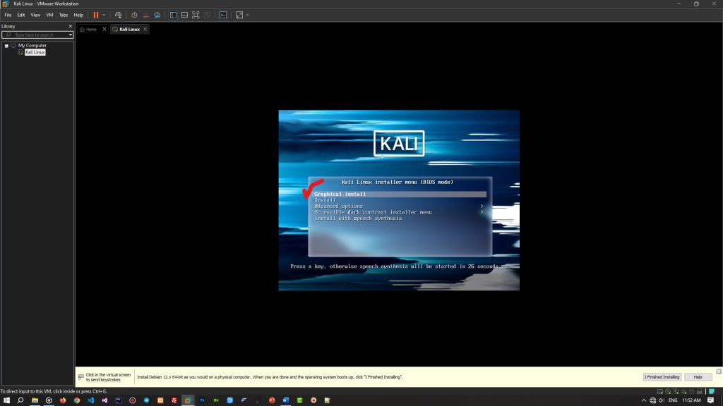 نصب کالی لینوکس در VmWare 12