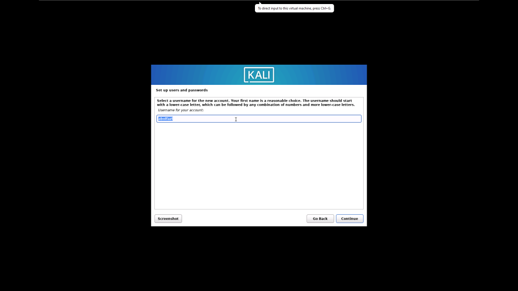 نصب کالی لینوکس در VmWare