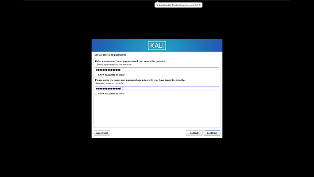 نصب کالی لینوکس در VmWare