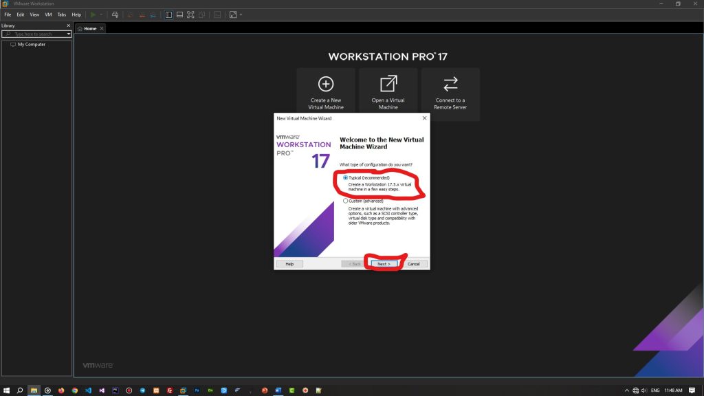 نصب کالی لینوکس در VmWare 3