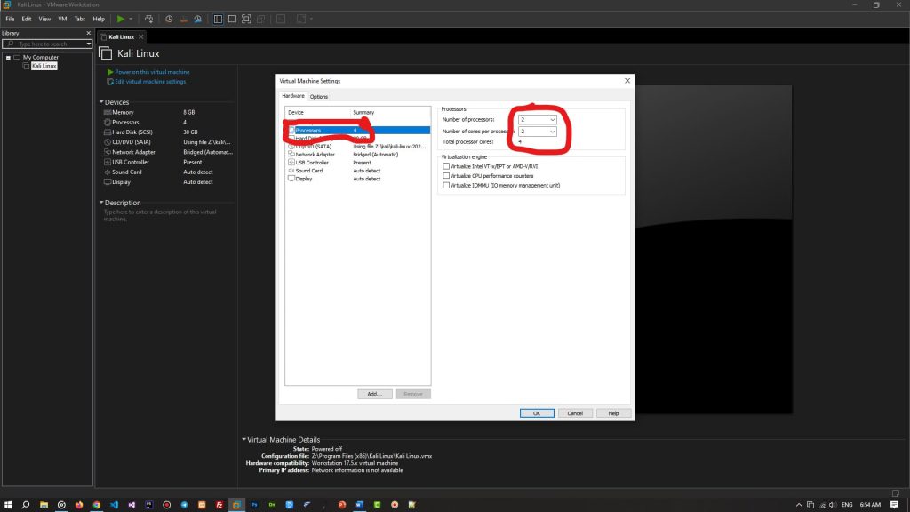 نصب کالی لینوکس در VmWare 36