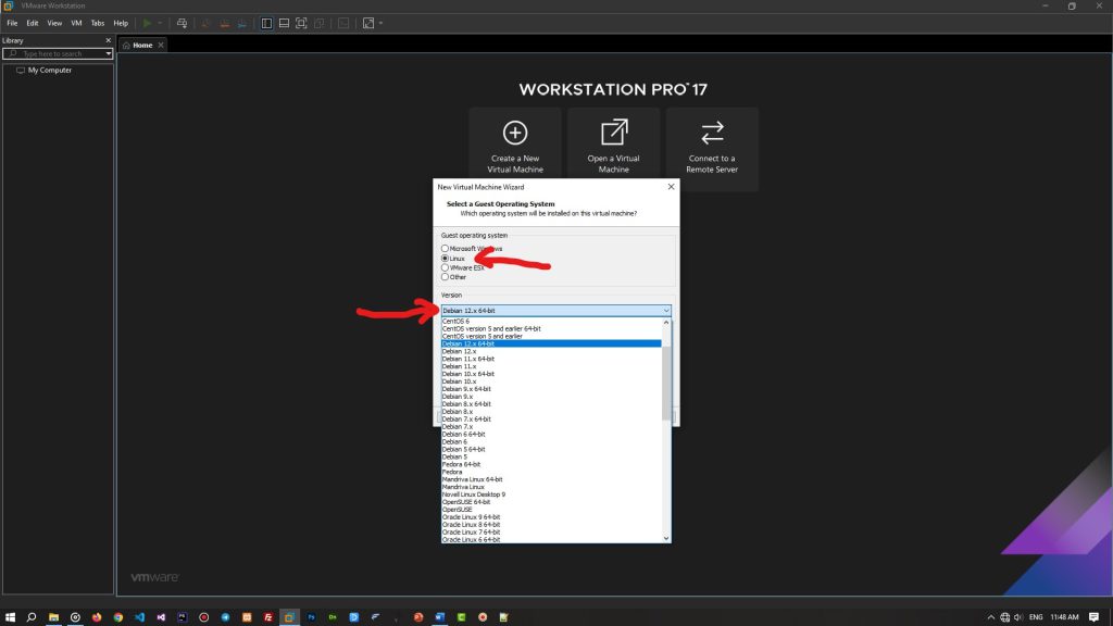 نصب کالی لینوکس در VmWare 5