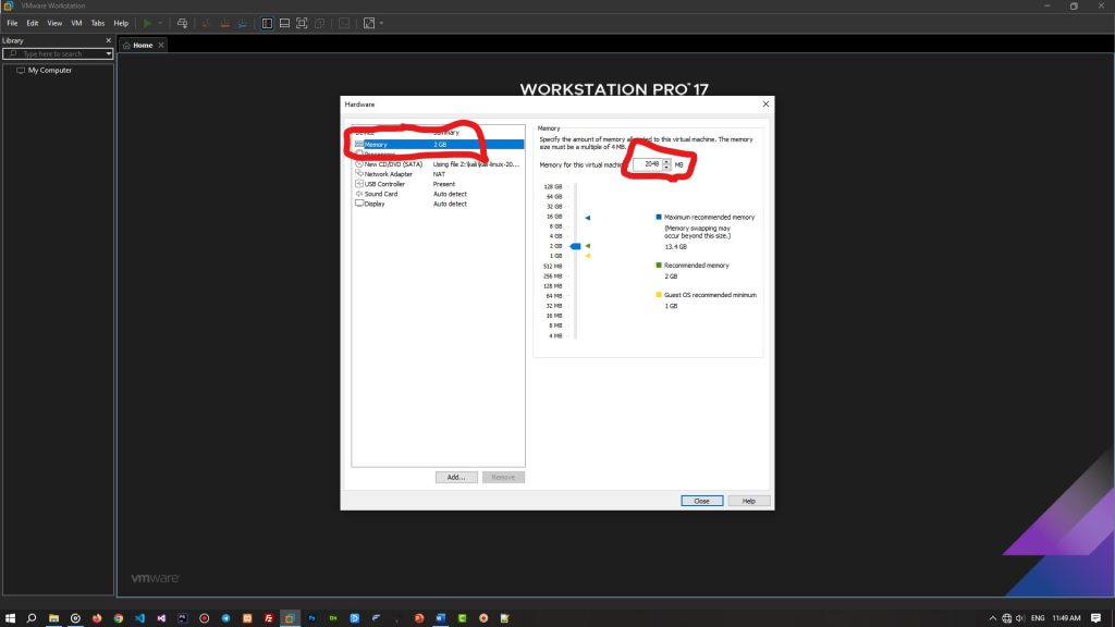 نصب کالی لینوکس در VmWare 9
