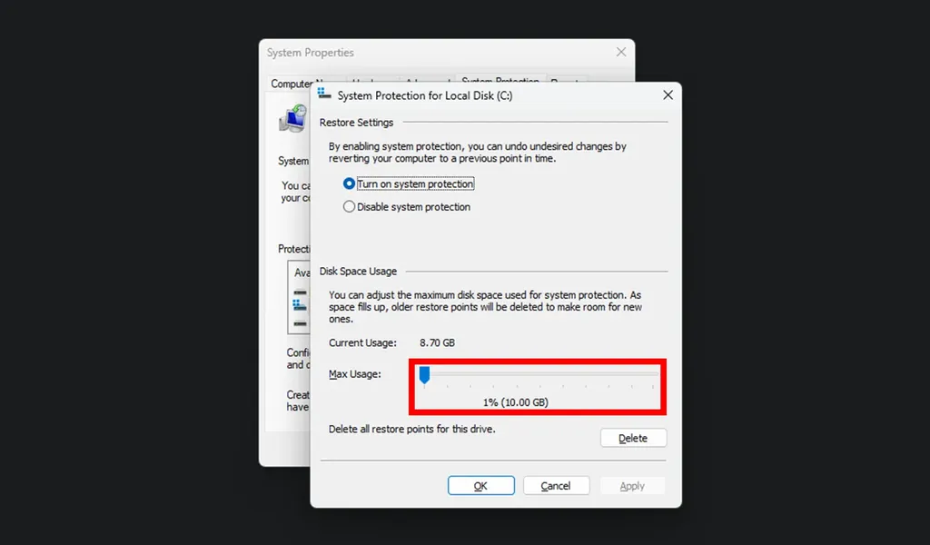 مشخص کردن محدودیت