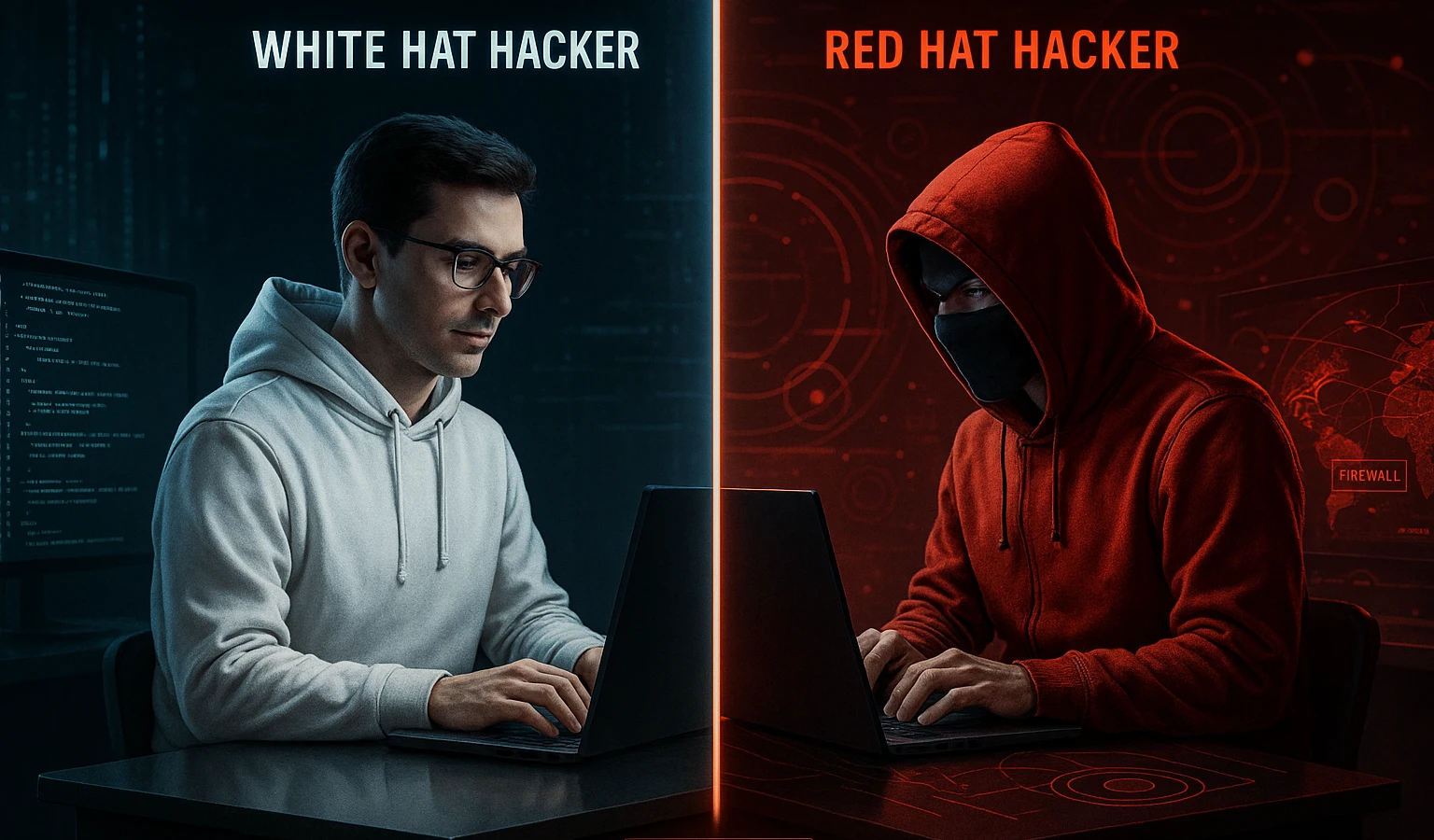تفاوت هکر کلاه قرمز با هکر کلاه سفید