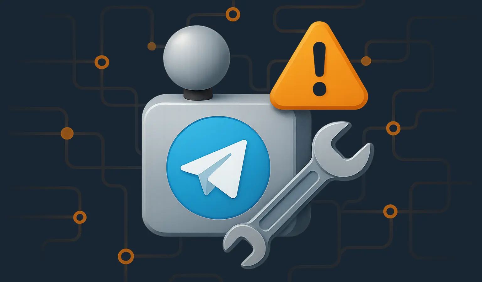 رفع مشکلات ربات تلگرام