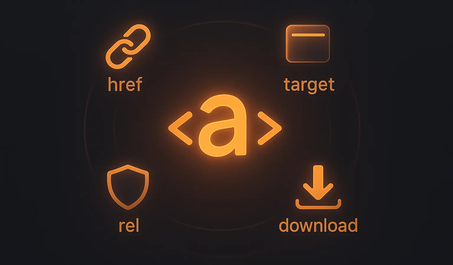 اتریبیوت های تگ a