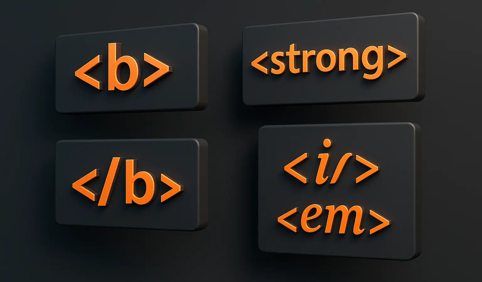 تگ های استایل دهی متن در HTML