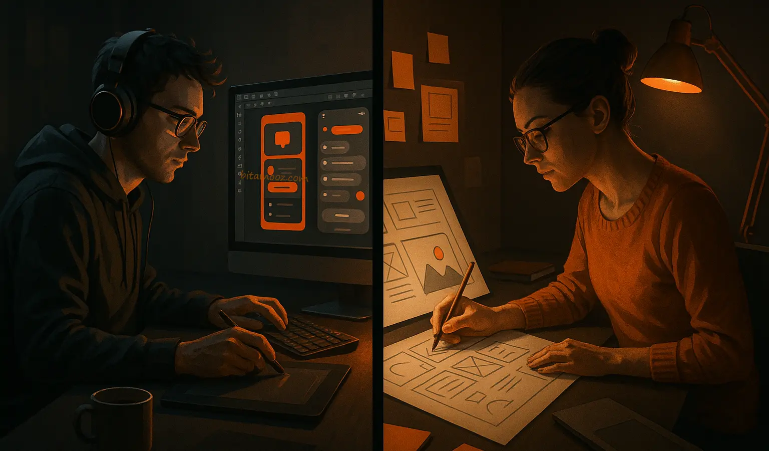 تفاوت طراح رابط کاربری و طراح تجربه کاربری