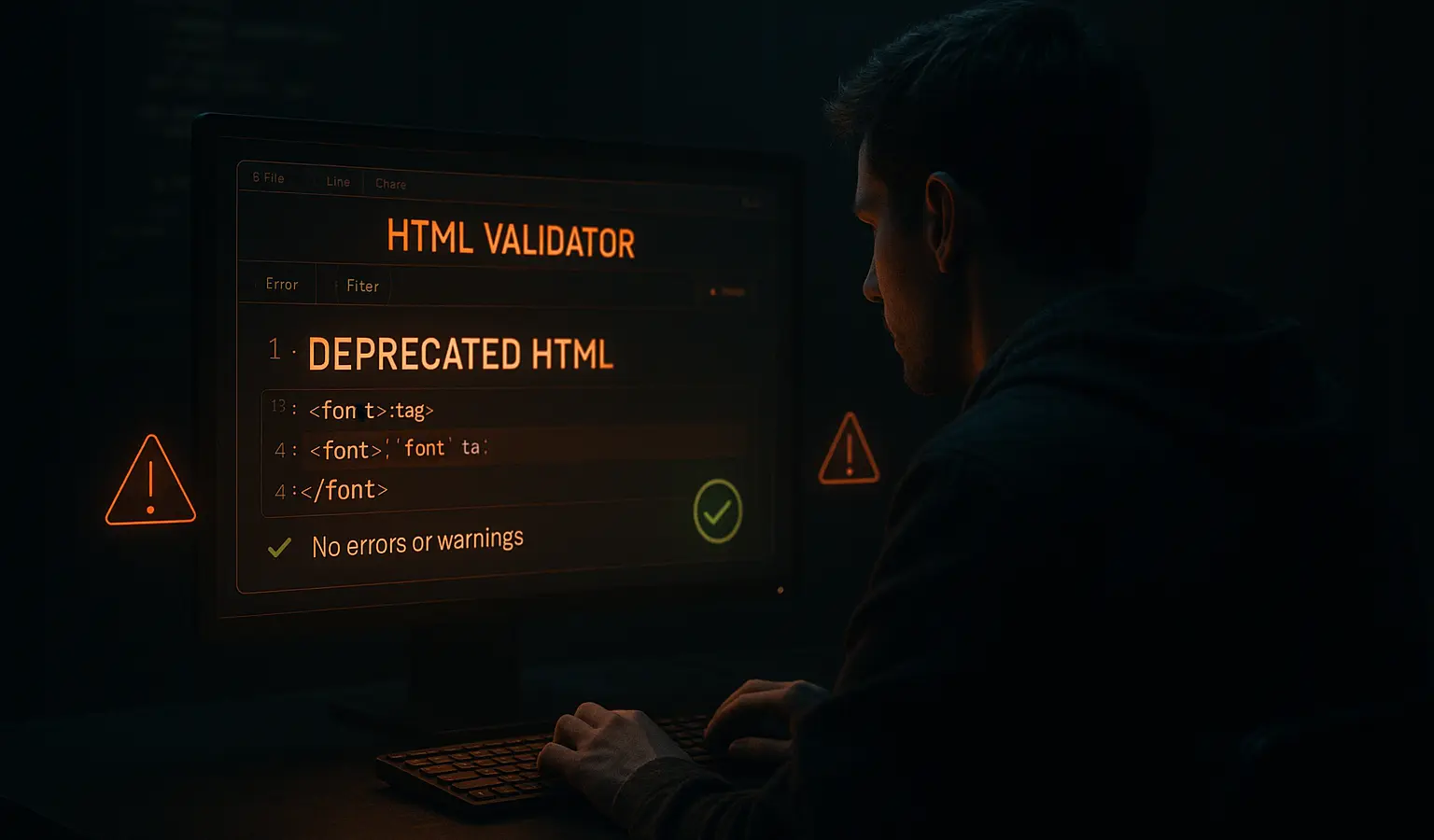 چطور تگ های منسوخ را شناسایی کنیم در HTML