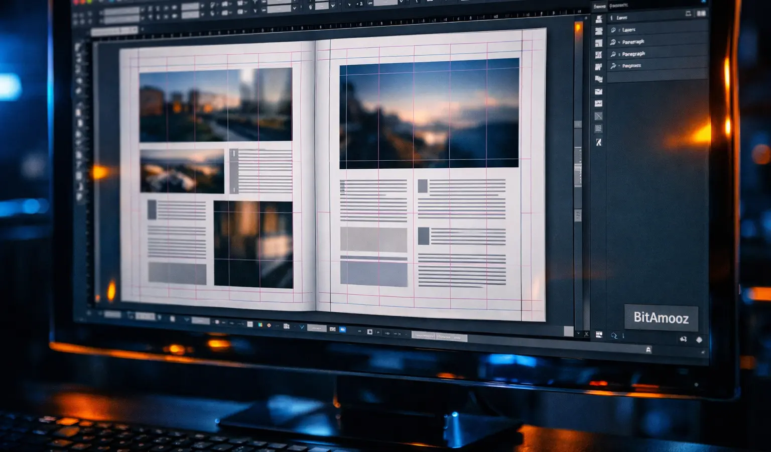 محیط نرم افزار ایندیزاین برای طراحی مجله و صفحه‌آرایی حرفه‌ای