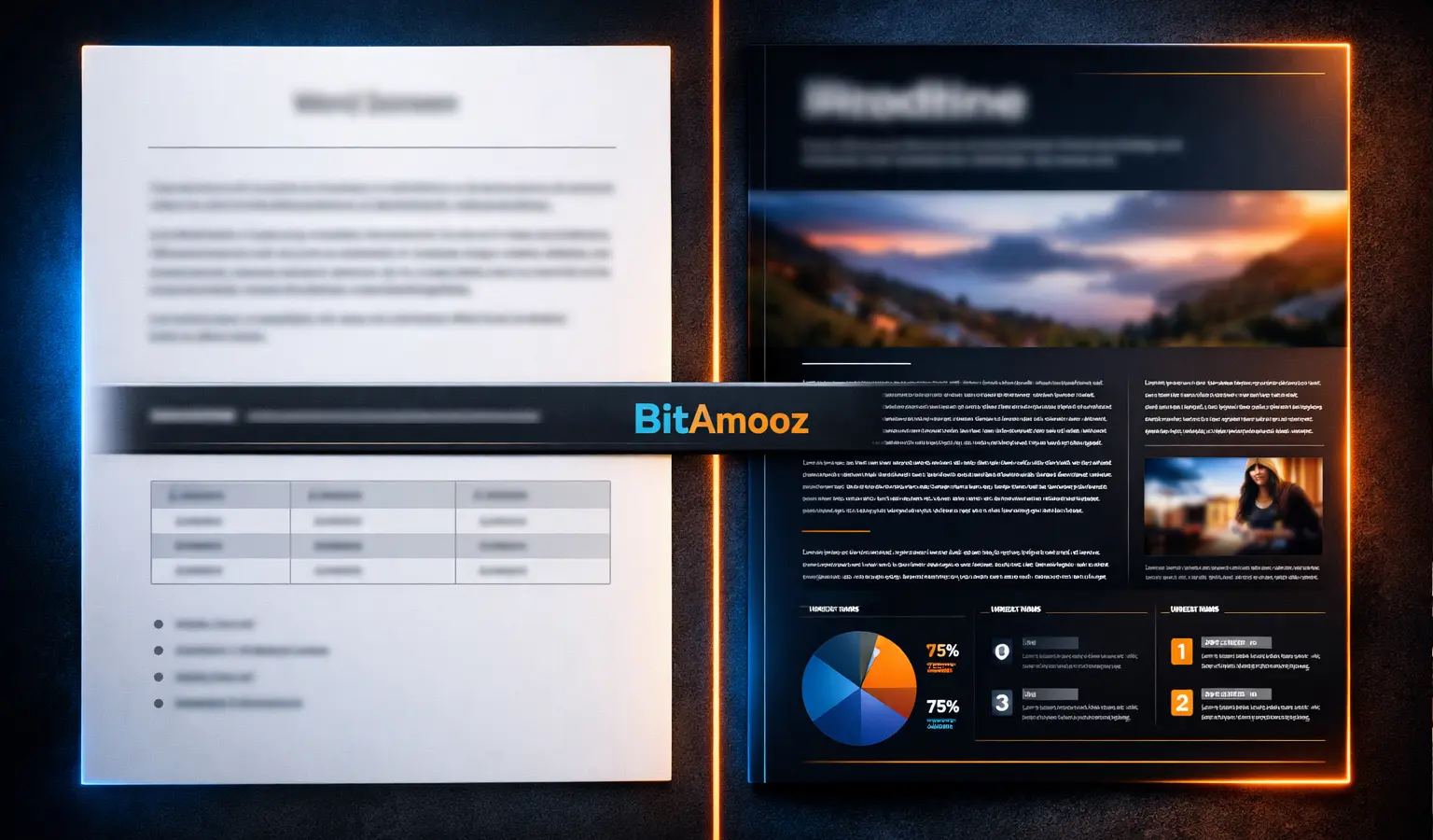 مقایسه کاربرد ورد و ایندیزاین در پردازش متن و صفحه‌آرایی حرفه‌ای