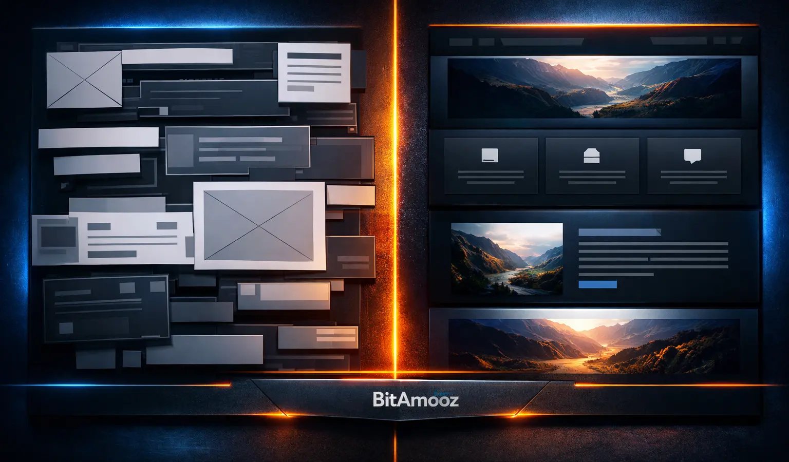 مقایسه HTML معمولی با HTML معنایی از نظر ساختار و مفهوم
