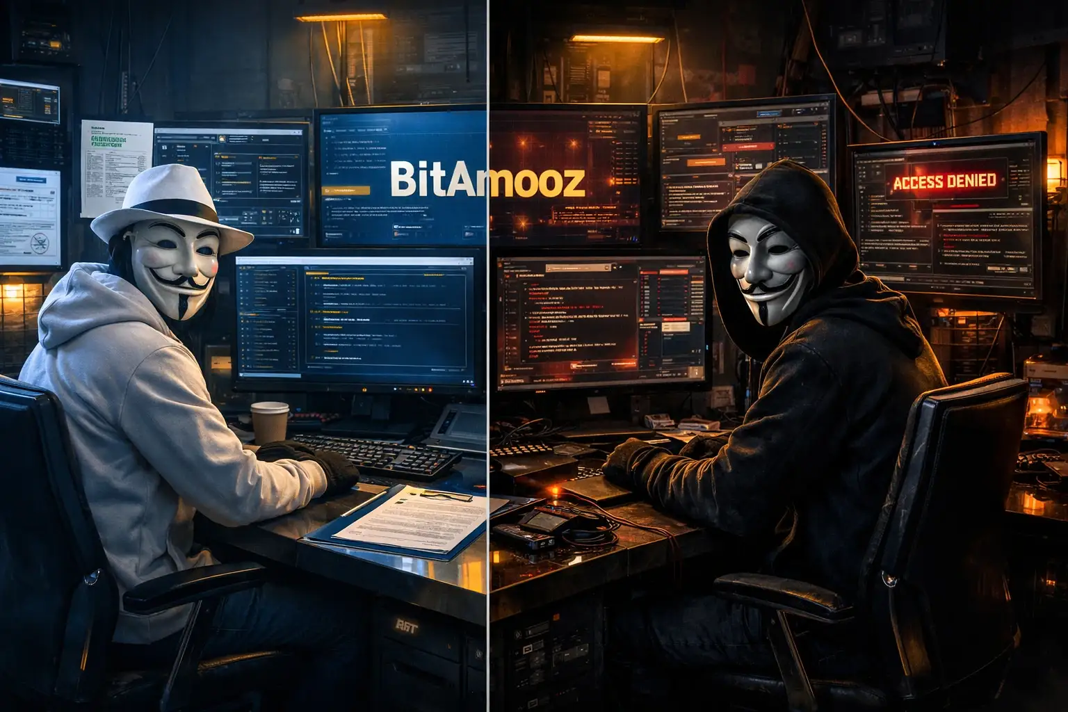 تفاوت هکر کلاه خاکستری و هکر کلاه سیاه از نظر نیت و پیامد
