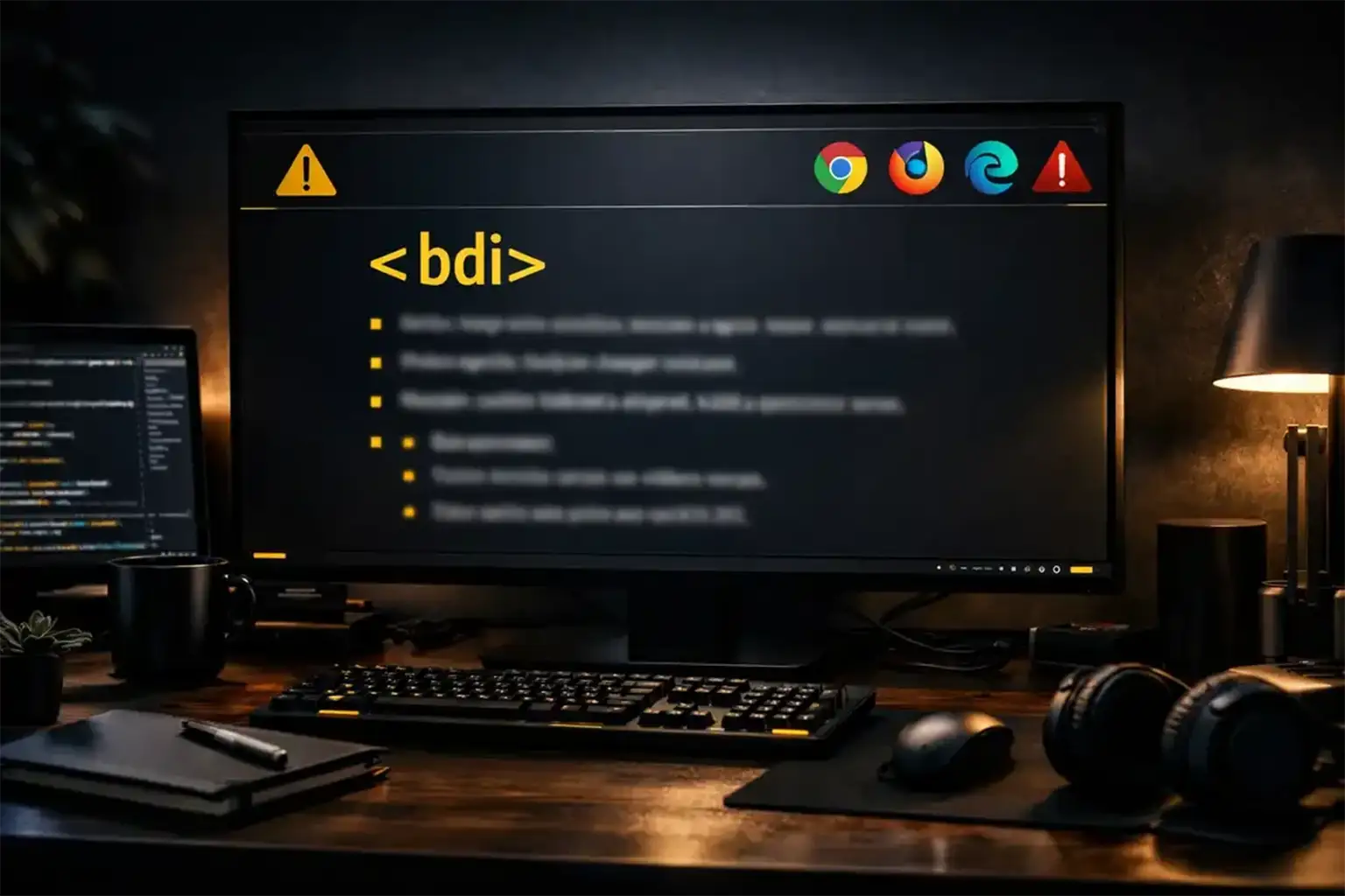 نکات مهم هنگام استفاده از تگ bdi در طراحی وب