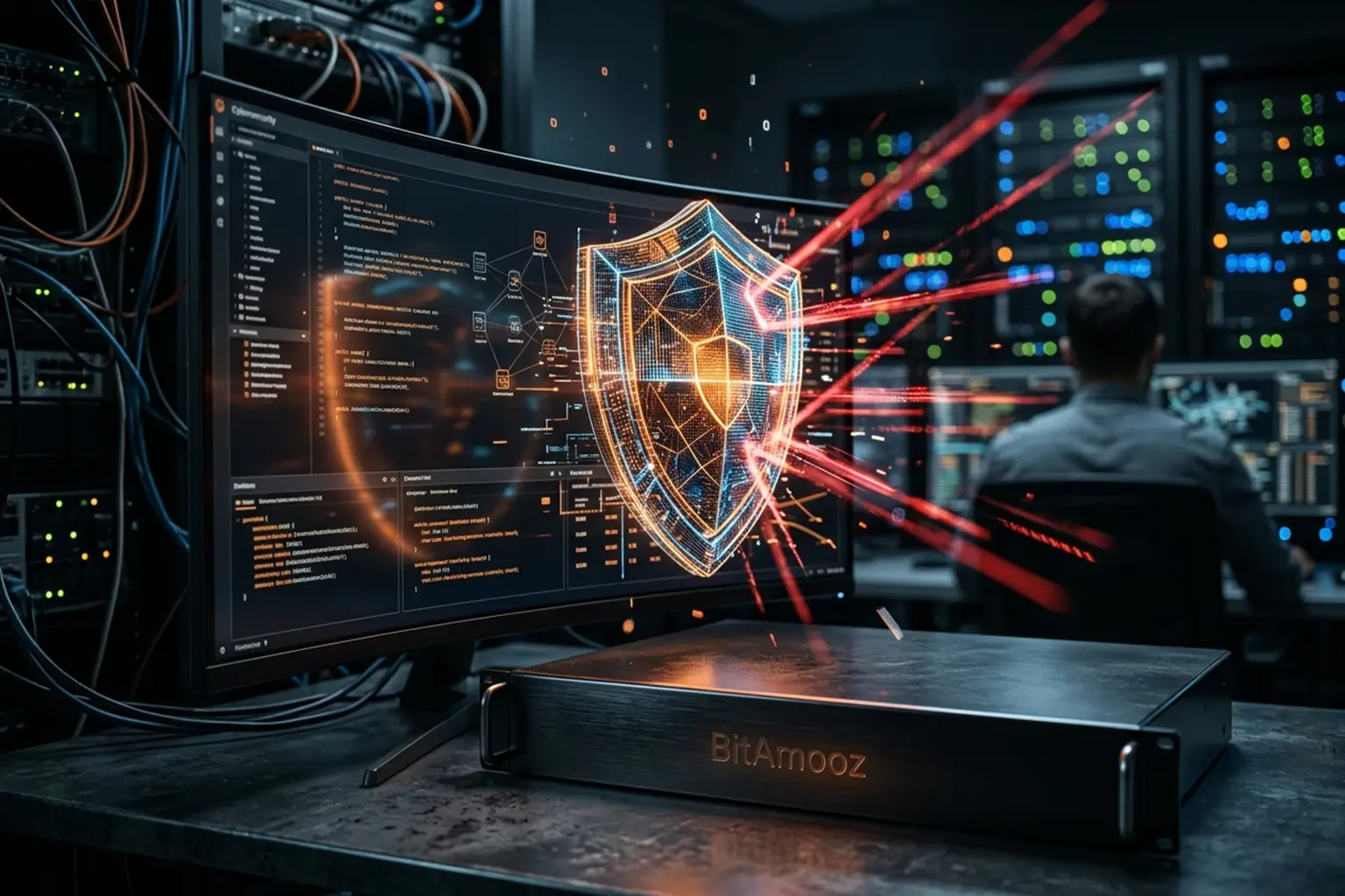 نمای امنیت سایبری با محافظت از حساب در برابر حملات هکری