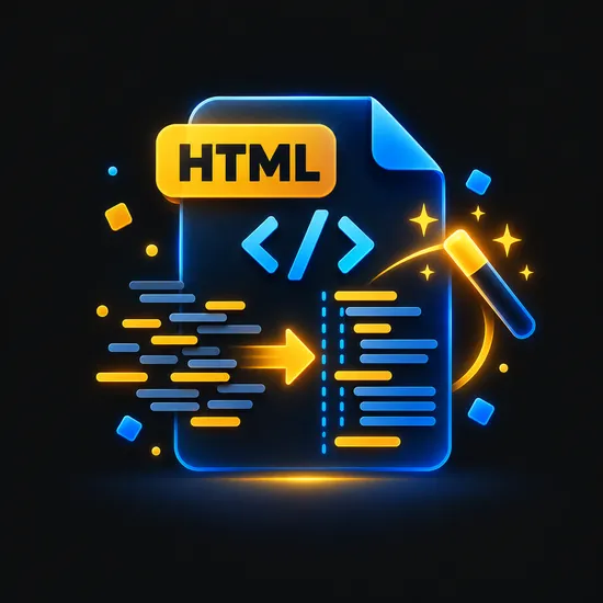 تصویر ابزار فرمت‌کننده HTML آنلاین بیت‌آموز